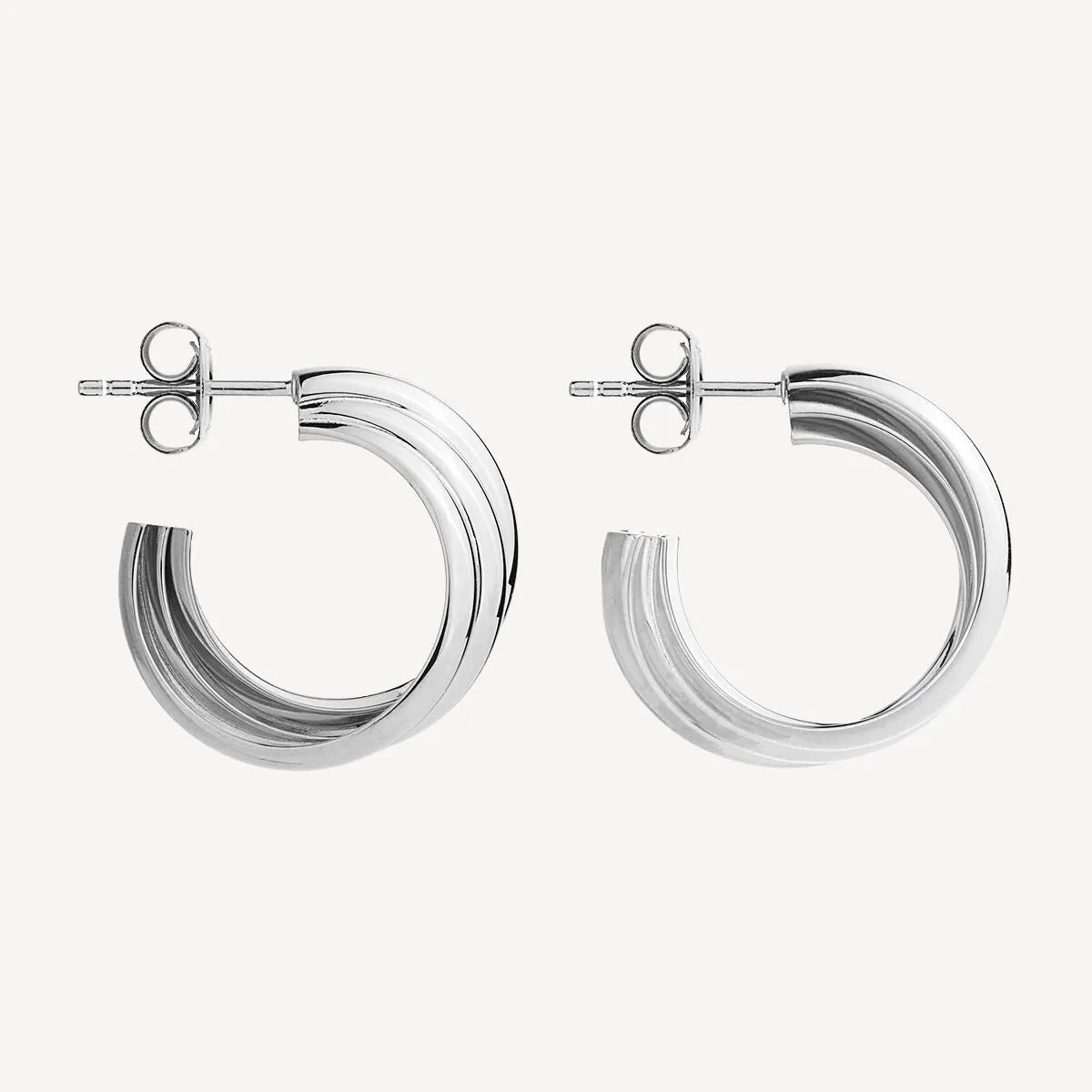 Ripple Hoop Earring
