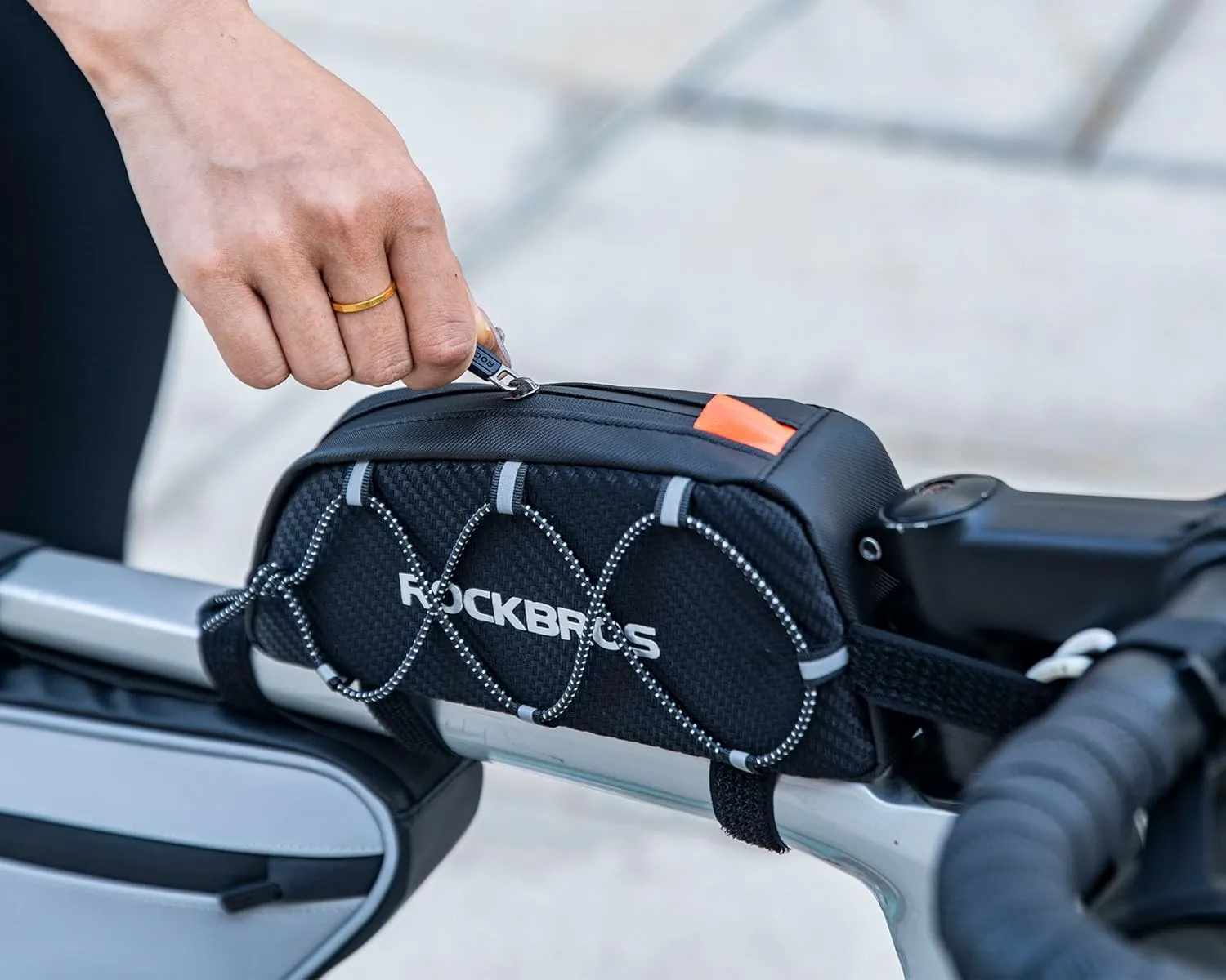 ROCKBROS Top Tube Bike Bag Bicycle Front Frame Bag