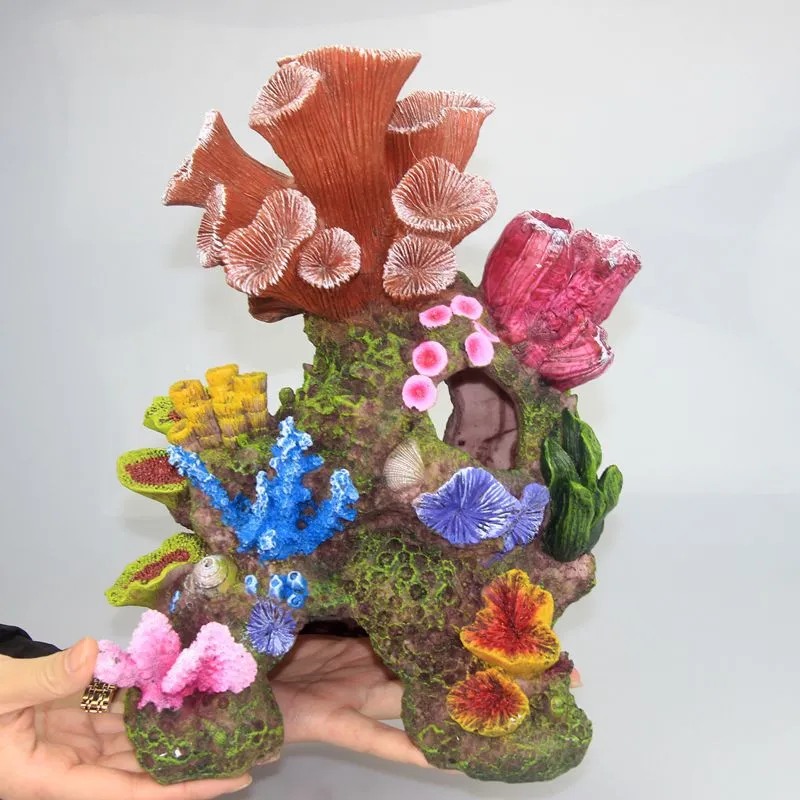 RQ19013 Coral Aquarium Decoration 25.5x20.5x29cm