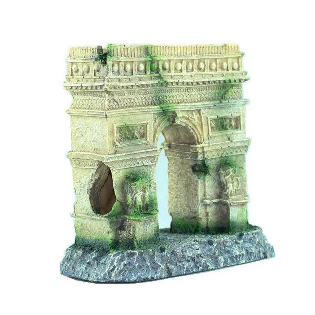 RQ19056 Tower Aquarium Decoration 17x9.5x17cm