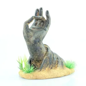 RQ19823P Hand Statue Aquarium Decoration 14.5x11x16cm