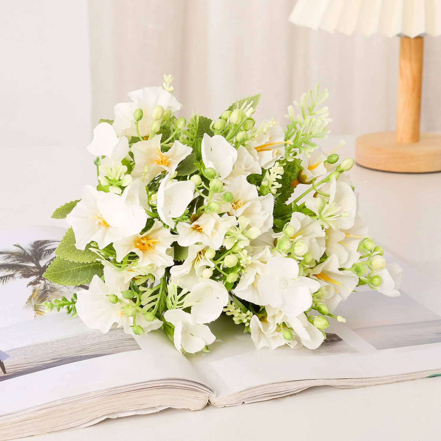 September Birth Flower Artificial Shrubs Flowers Morning Glory Bouquet