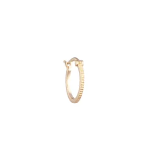 Small Textured Hoop
