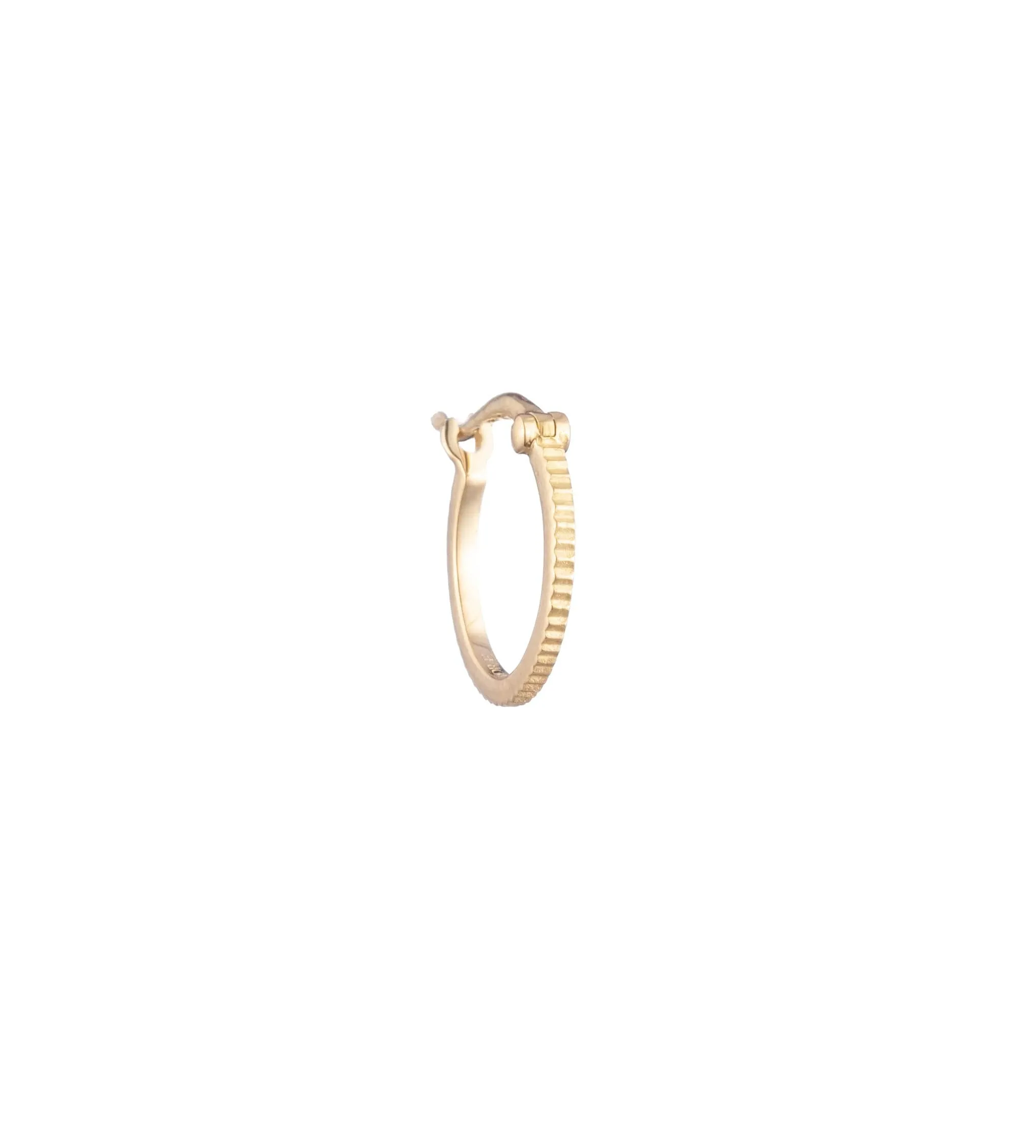 Small Textured Hoop