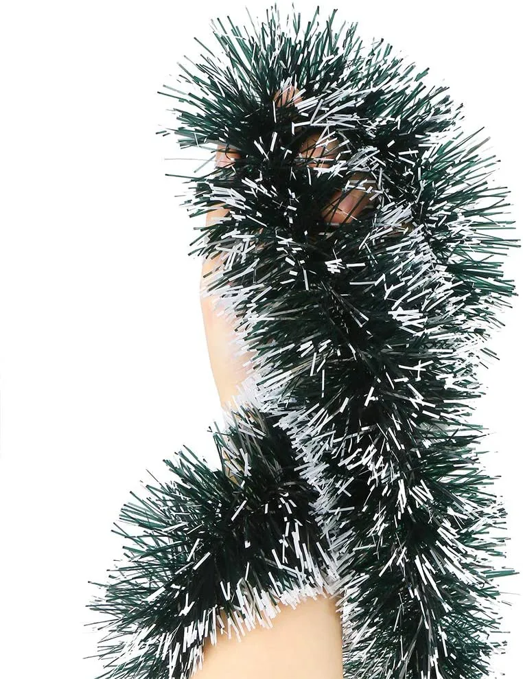 Snow Moss for Xmas Party- 2 Pcs of 6 feet- Decoration Item for Christmas