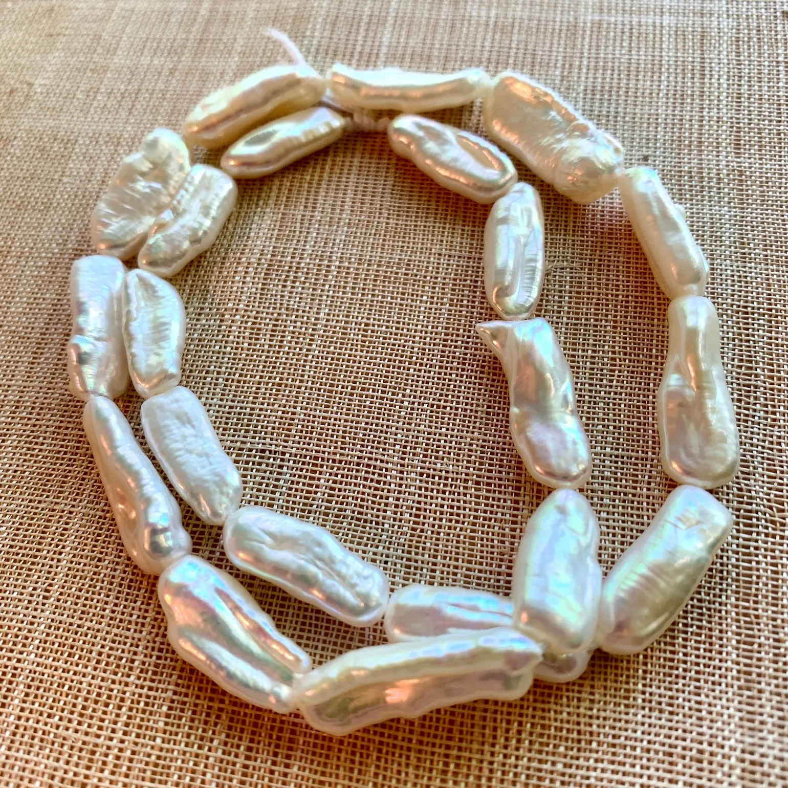 Strand of Organic Stick Pearls