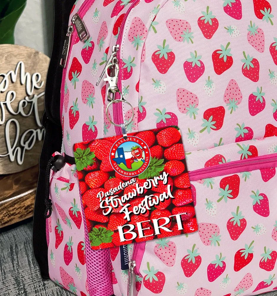 Strawberry Festival Bag Tag Charm CHARMBERRY0520