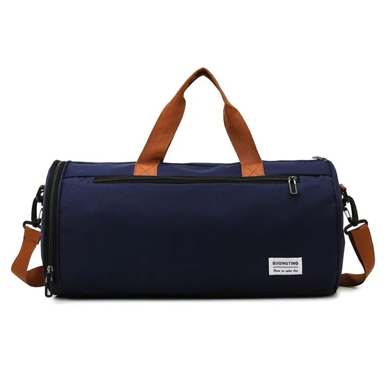 Summer New Fashion Women's Sports Bag Trendy Solid Color Large-capacity Travel Bags Oxford Cloth Waterproof Gym Bags Travel Bags