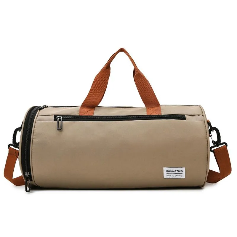 Summer New Fashion Women's Sports Bag Trendy Solid Color Large-capacity Travel Bags Oxford Cloth Waterproof Gym Bags Travel Bags