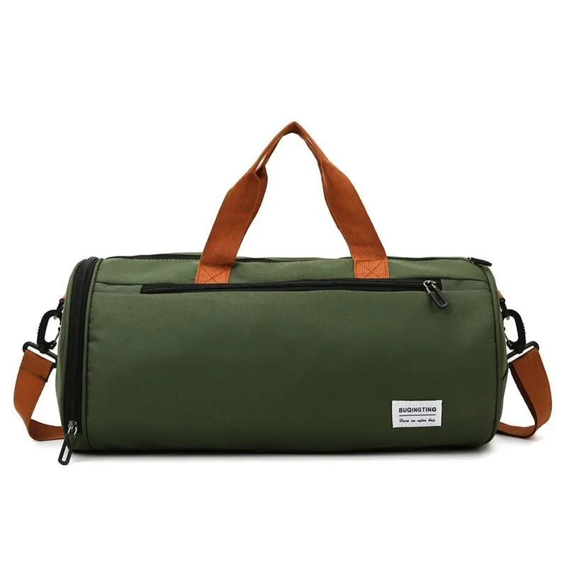 Summer New Fashion Women's Sports Bag Trendy Solid Color Large-capacity Travel Bags Oxford Cloth Waterproof Gym Bags Travel Bags