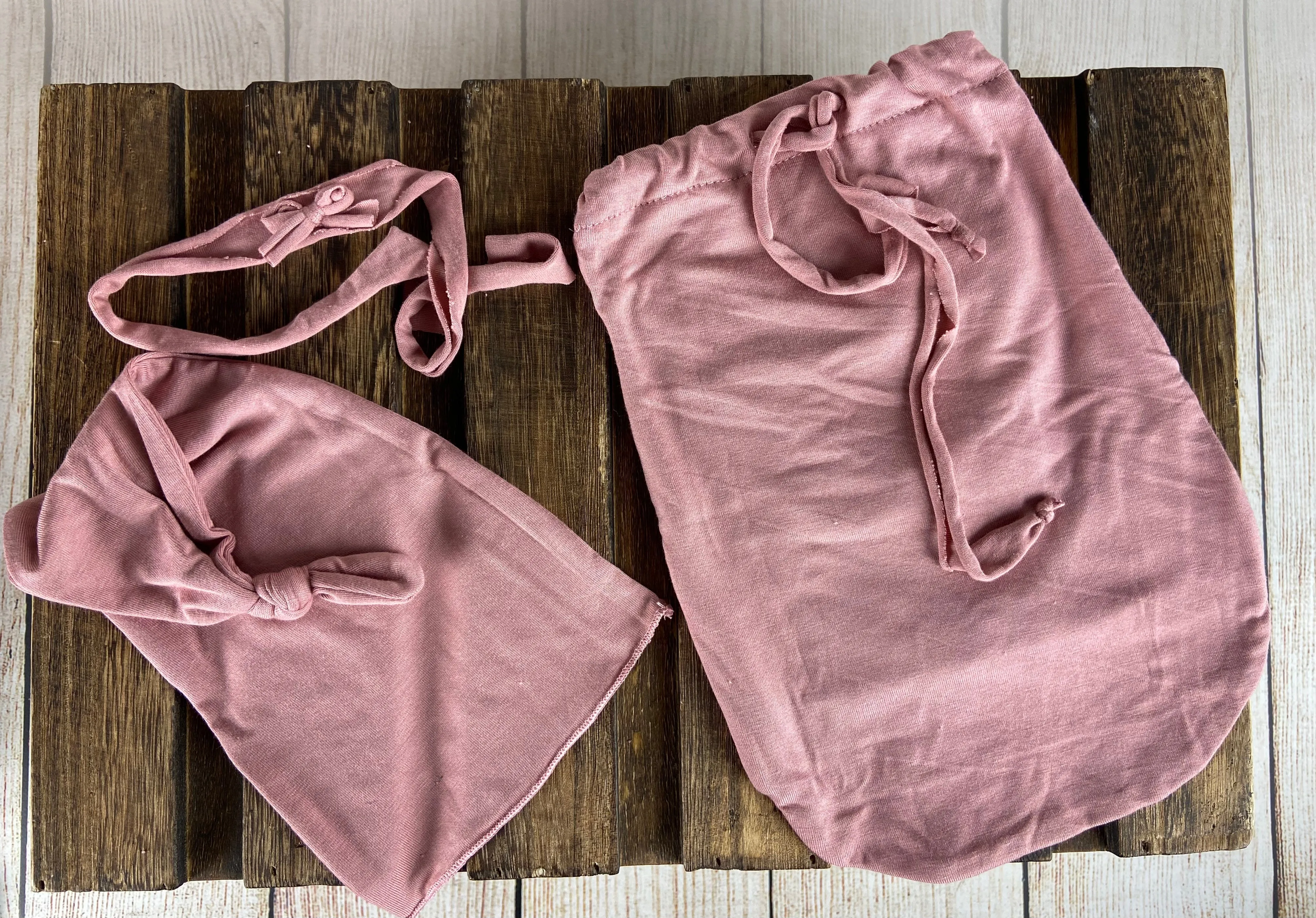 Swaddle Sack 4PC Set - Smooth - MAUVE