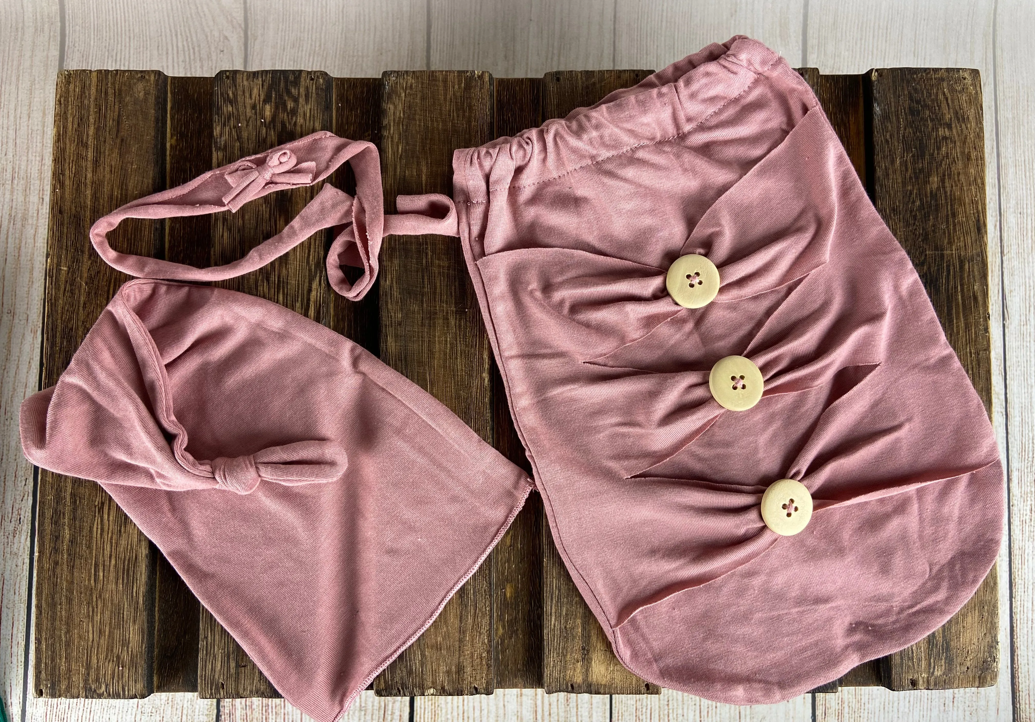 Swaddle Sack 4PC Set - Smooth - MAUVE