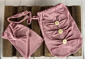 Swaddle Sack 4PC Set - Smooth - MAUVE