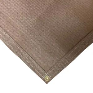 Tan 86% Super Shade Mesh Tarp 20' x 40'