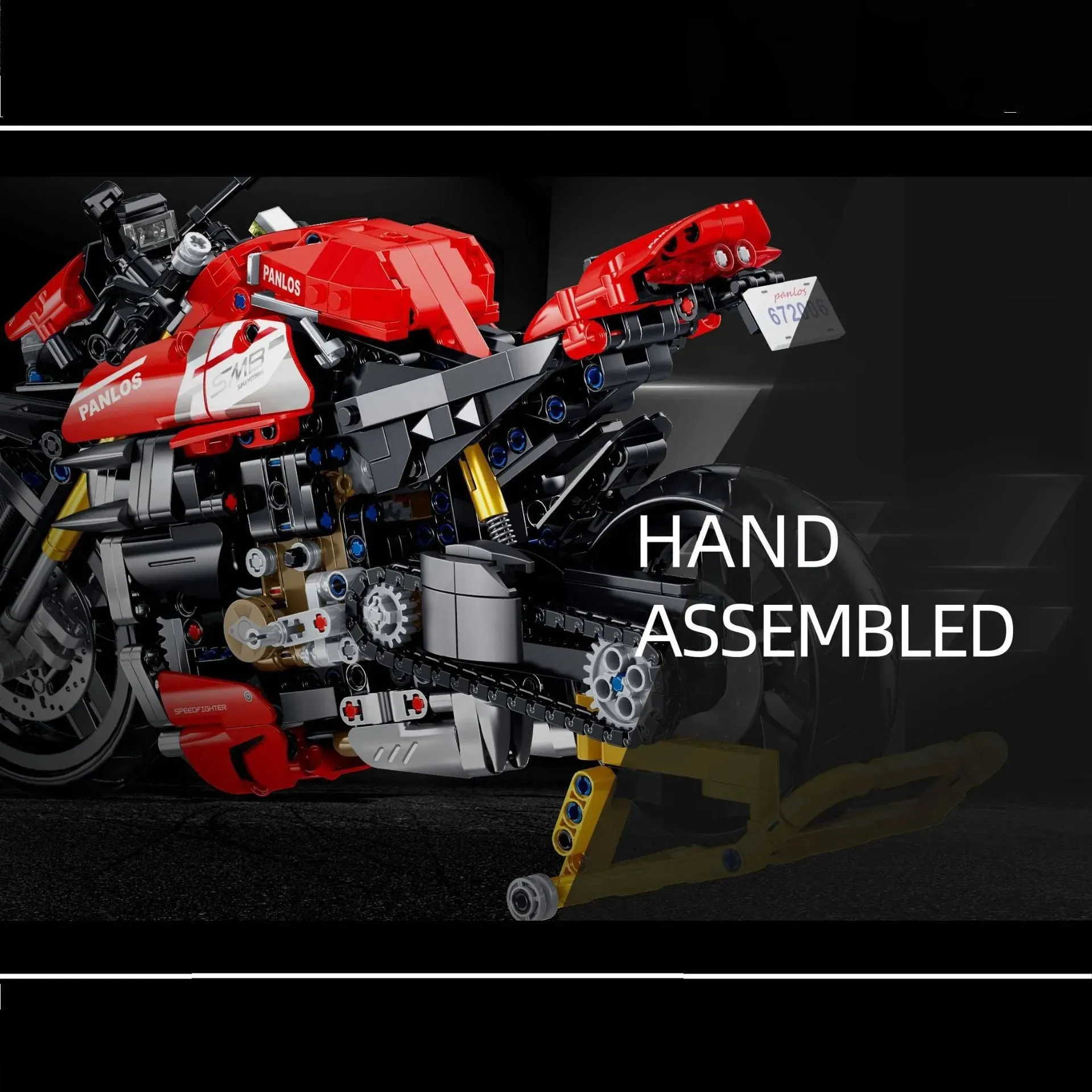 Tech MOC Streetfighter V4 SP Motorcycle Bricks Toy 672006