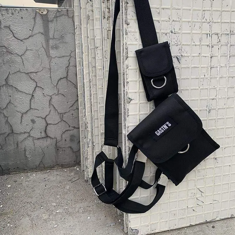 Techwear Crossbody Small Chest Bag