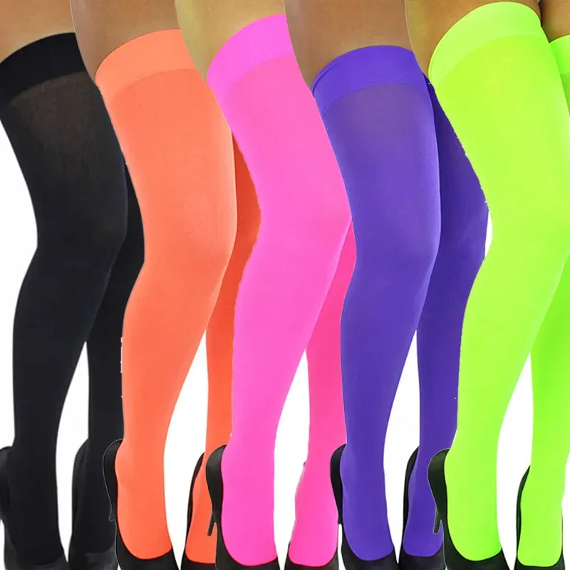 TEEK - Candy Colors Over The Knee Long Stockings