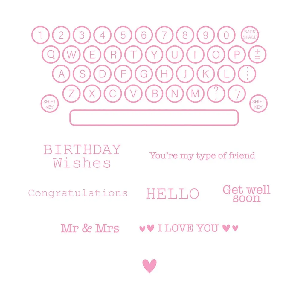 Terrific Typewriter Stamp Set - 4853E