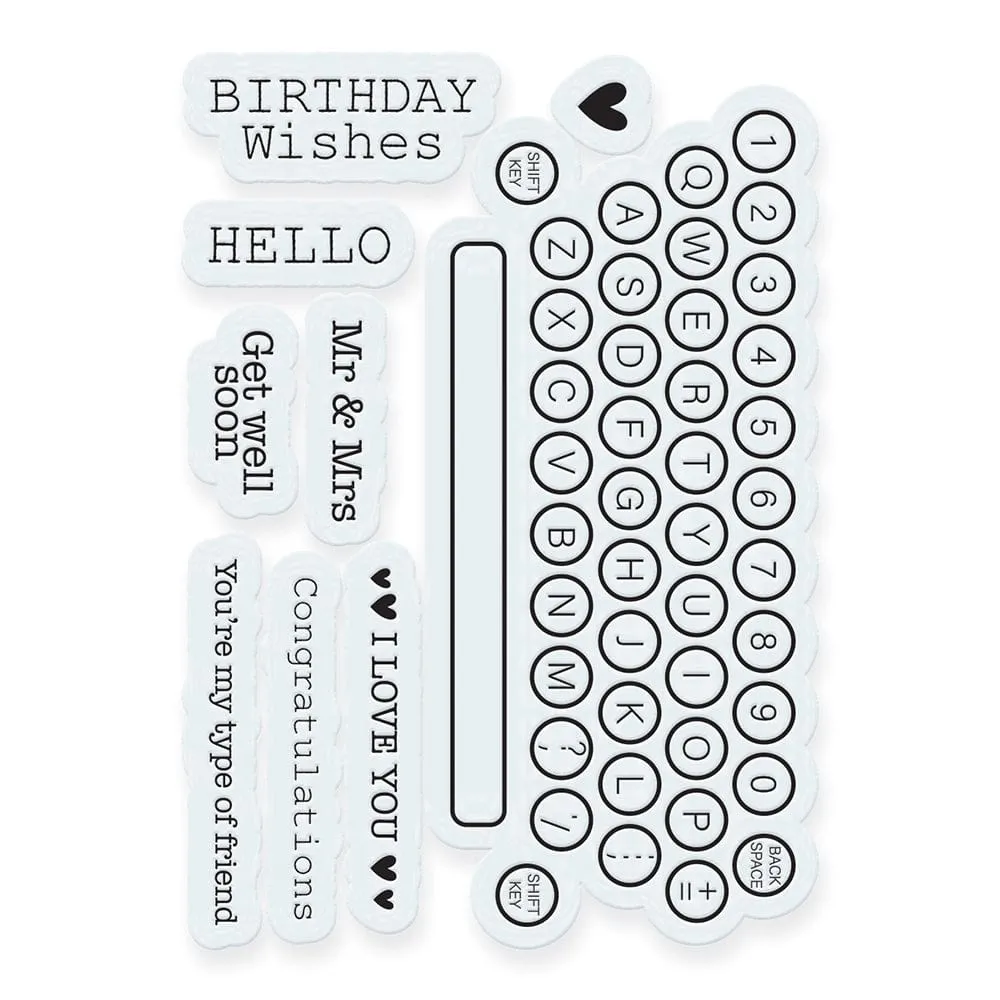 Terrific Typewriter Stamp Set - 4853E
