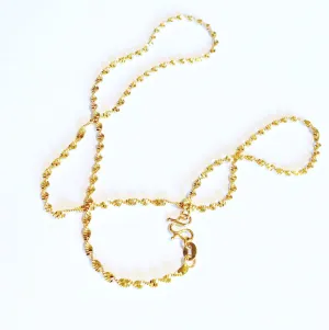 TEXTURED CHAIN NECKLACE