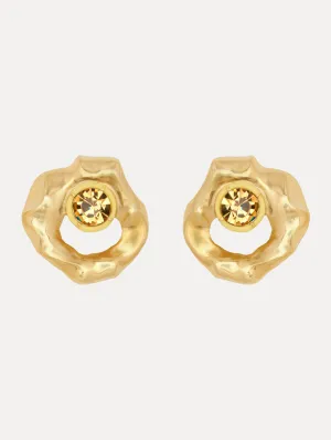 Textured Metal Earrings