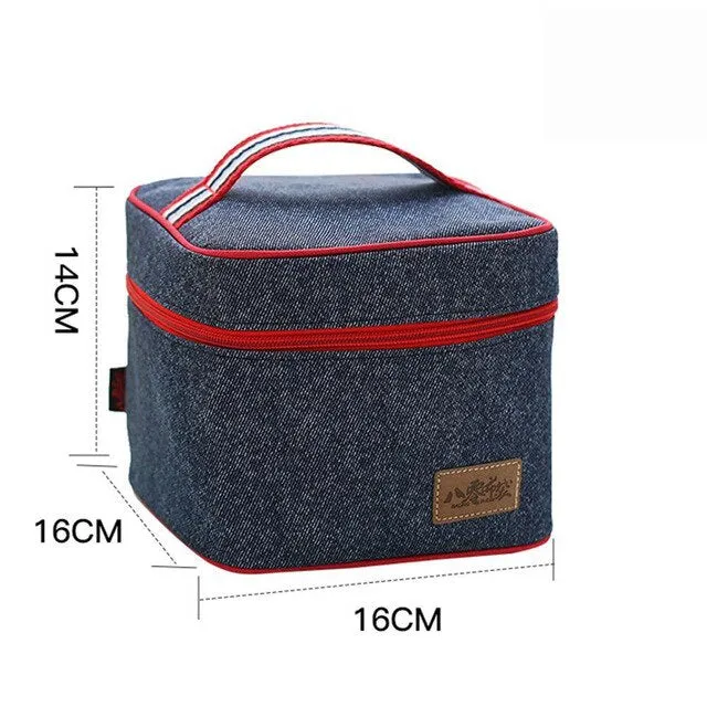 Thermal Insulated Lunch Box Cooler Handbag