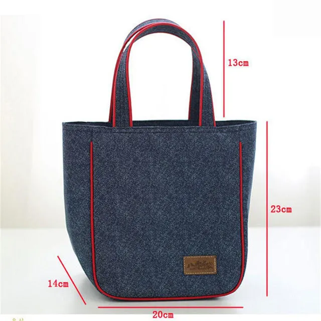 Thermal Insulated Lunch Box Cooler Handbag