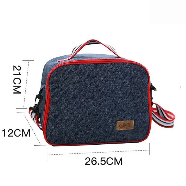 Thermal Insulated Lunch Box Cooler Handbag
