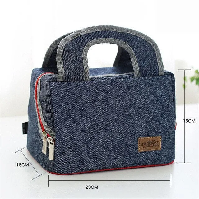 Thermal Insulated Lunch Box Cooler Handbag