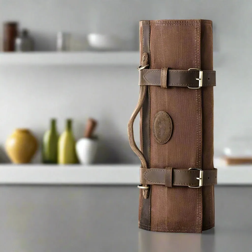 Thickened Canvas Foldable Chef Roll