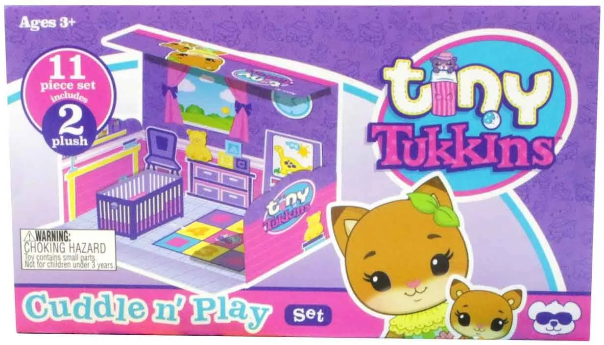 Tiny Tukkins Cuddle 'n' Play Den Core Pack - 1 Fox plus 1 Mystery Pack