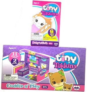 Tiny Tukkins Cuddle 'n' Play Den Core Pack - 1 Fox plus 1 Mystery Pack
