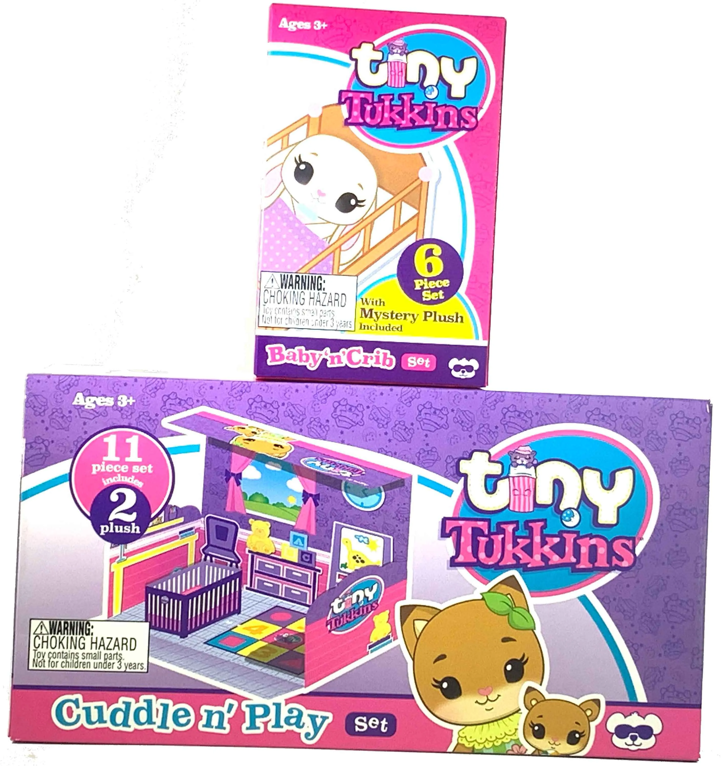 Tiny Tukkins Cuddle 'n' Play Den Core Pack - 1 Fox plus 1 Mystery Pack
