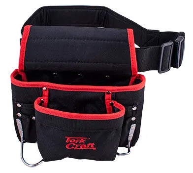 TOOL POUCH NYLON WITH BELT 8 POCKET   LOOPS