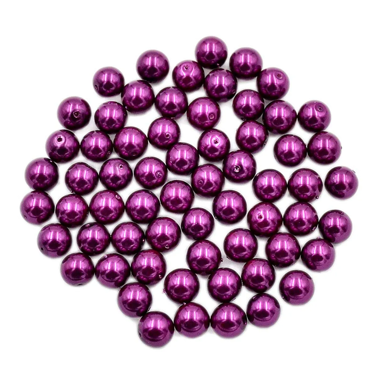 Top Quality Czech Satin Luster Glass Pearl Round Loose Beads Bag (3)
