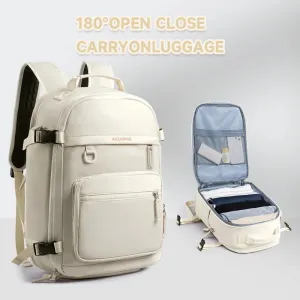 UAKISS  -  Large Travel Backpack for Women,Airline Flight Approved Waterproof Laptop Shcool Backpack,Carry on Backpack, Hiking Backpack