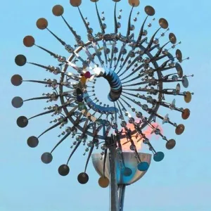 Unique And Magical Metal Windmill | Magic Metal Kinetic Sculpture