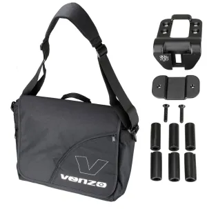 VENZO 600D Polyester Bike Bicycle Messenger Pannier Bag 12L
