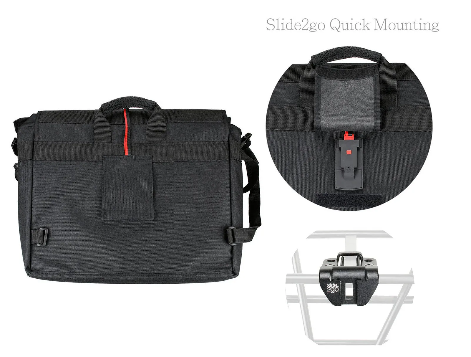 VENZO 600D Polyester Bike Bicycle Messenger Pannier Bag 12L