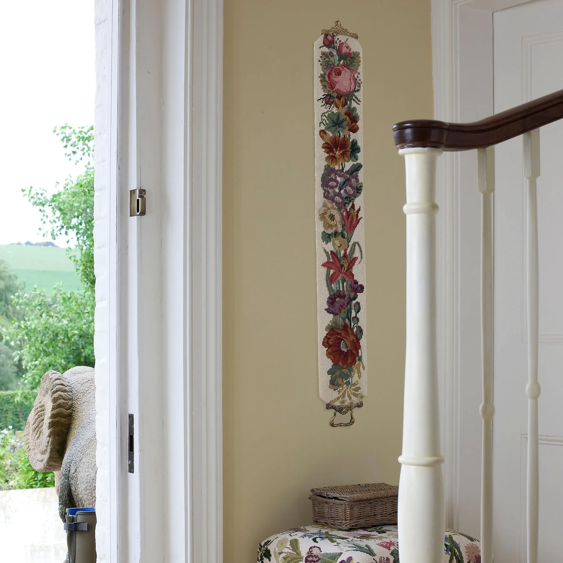 Victorian Flower Bell Pull