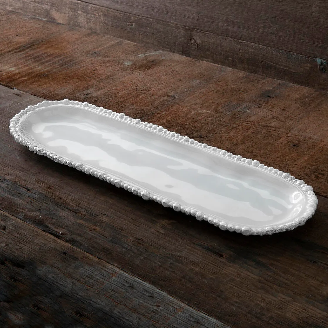 Vida Alegria Medium Baguette Platter (White)