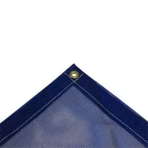 Vinyl Mesh Tarp - Blue - 12' x 20'