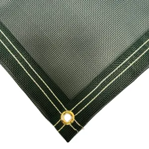 Vinyl Mesh Tarp - Green - 6' x 8'