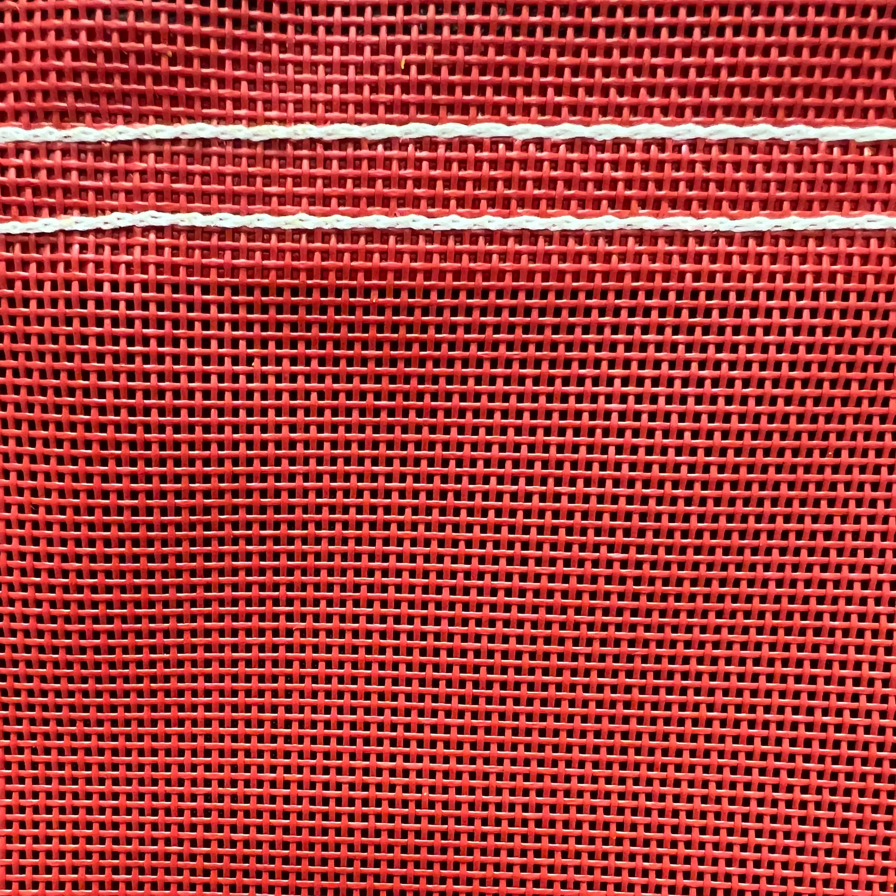 Vinyl Mesh Tarp - Red - 6' x 8'