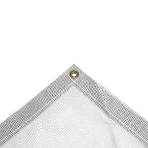 Vinyl Mesh Tarp - White - 20' x 30'