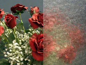W1005 - Wissmach Clear Florentine Texture - 10 x 12 Sheet Glass