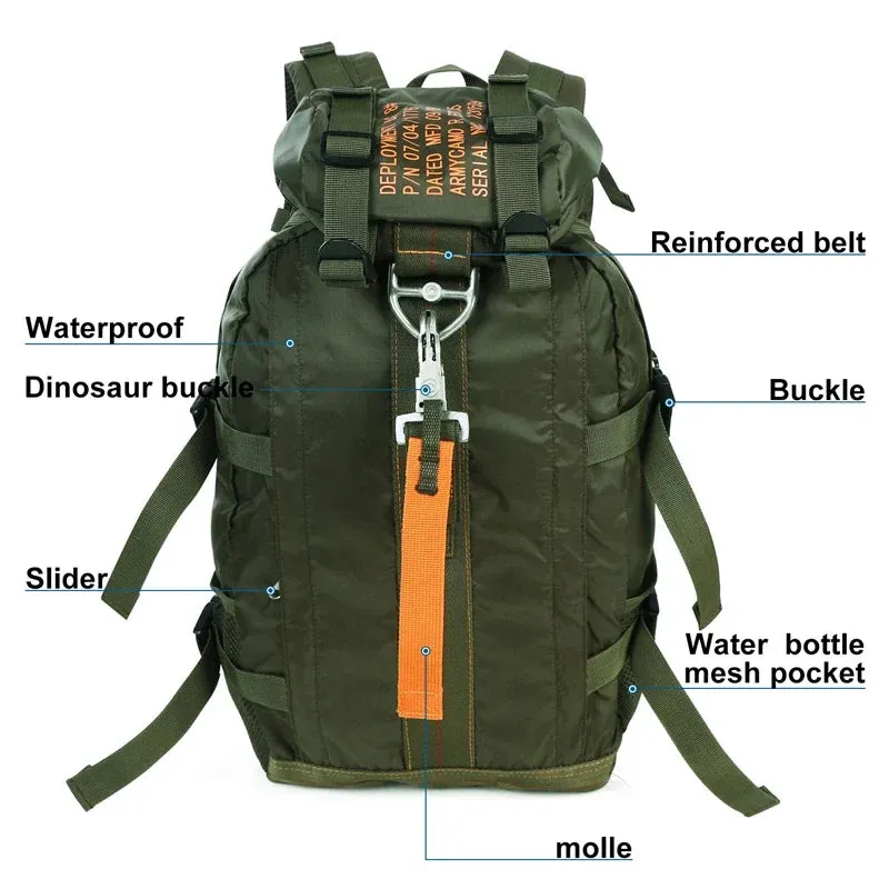 Waterproof Lightweight Hiking Backpack, Unisex Outdoor Daypack for Camping & Travel