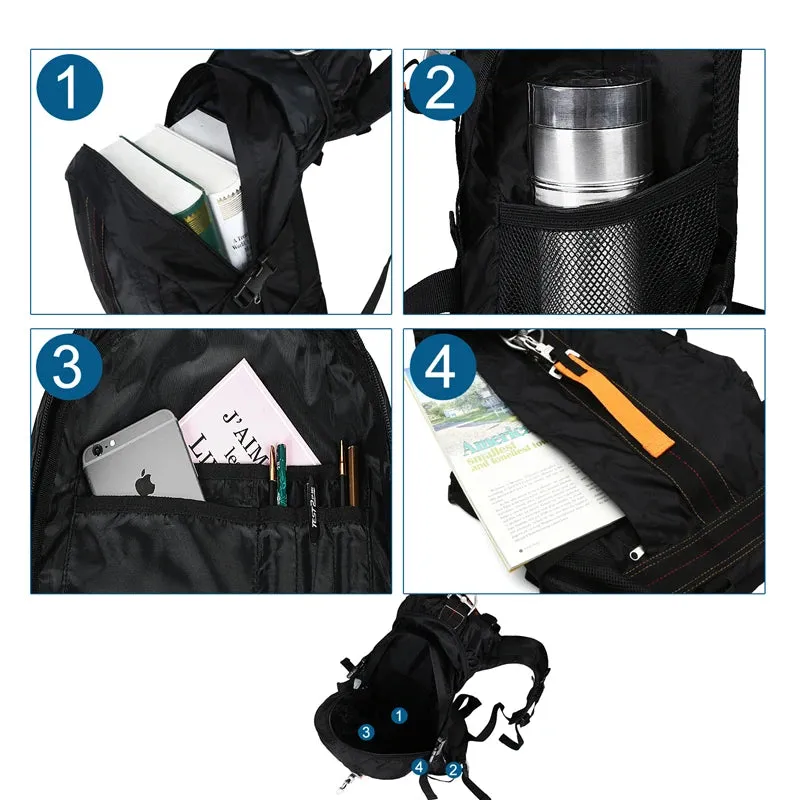 Waterproof Lightweight Hiking Backpack, Unisex Outdoor Daypack for Camping & Travel