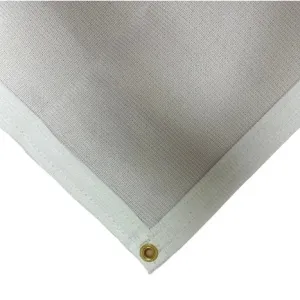 White 86% Super Shade Mesh Tarp 6' x 10'