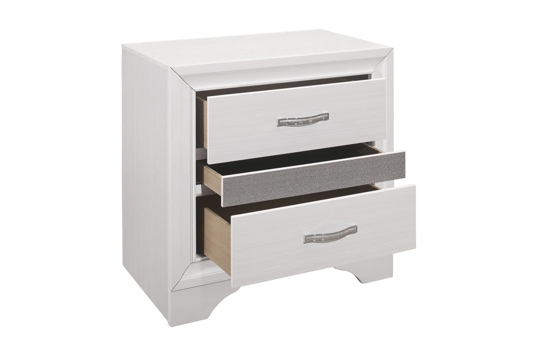 White Luster Bedroom Collection